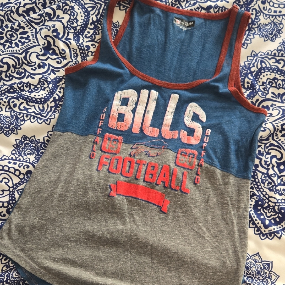 NFL Blue and Red Team Apparel Tank Top